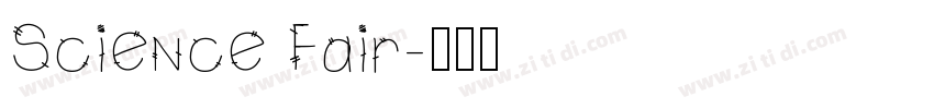 Science Fair字体转换